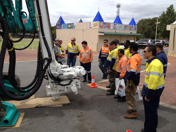 Gran pareti a incastro partecipato Western Exhibition australiano Mining in Australia